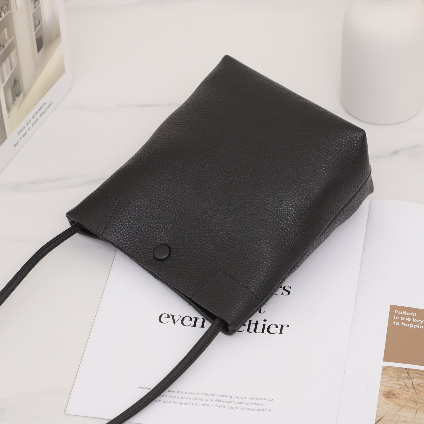 Genuine Leather Simple First Layer Cowhide Handbags