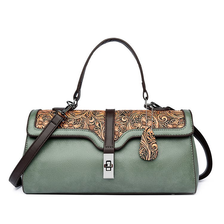 Women's Personalized Sewing Line Retro Fashion Portable Bags