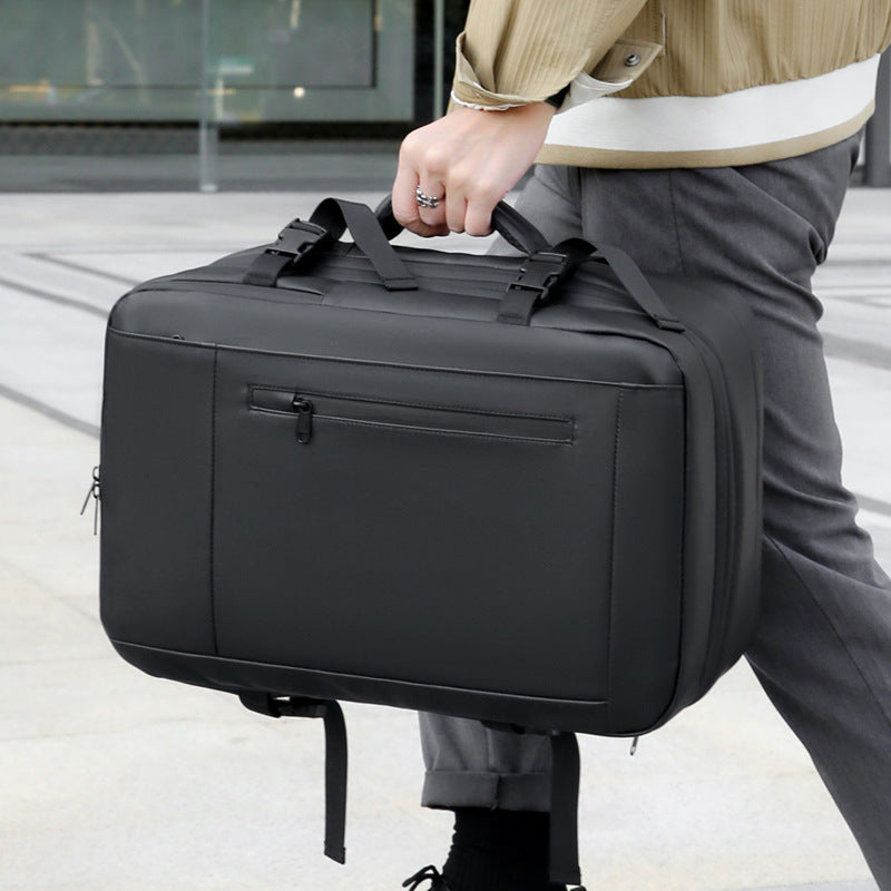 Men's Compression High-grade Business Trip Scalable Computer Backpacks