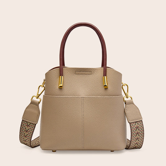Women's Summer Niche Genuine Leather Western Style Crossbody Bags