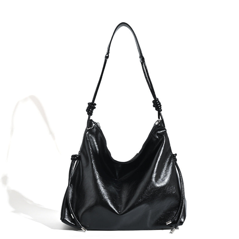 Leather Fashion Commuter Underarm Large Capacity Crossbody Bags