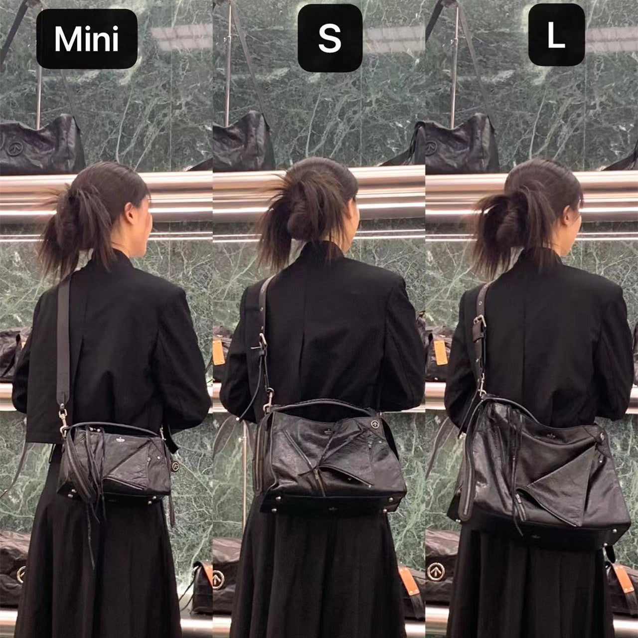 Lapel Retro Easy Matching Genuine Leather Crossbody Bags