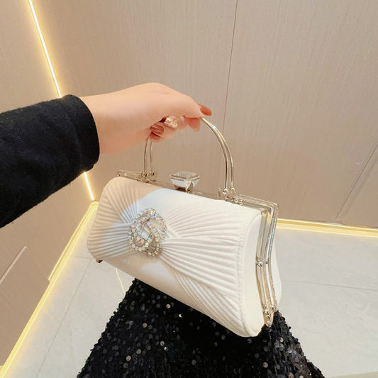 Women's Delicate Diamond Hand Party Banquet Dinner Evening Bags