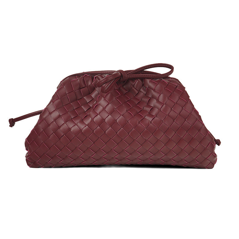 Hand-woven Cloud Female French Minority Dumpling Tide Crossbody Bags