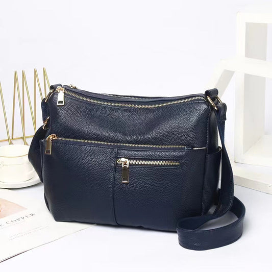 Women's Leather Soft First Layer Large Capacity Bags
