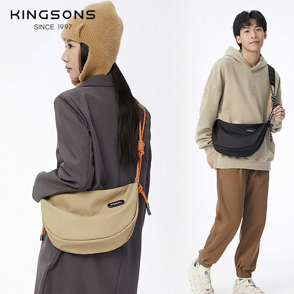 Women's & Men's & Figo Simple Lightweight Reflective Rope Crossbody Bags