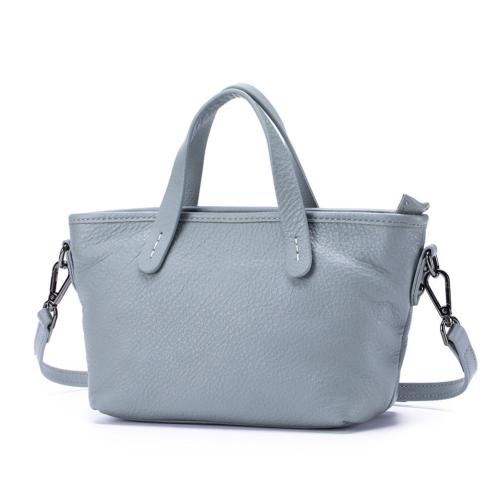 Women's Fashion First Layer Cowhide Large Capacity Handbags