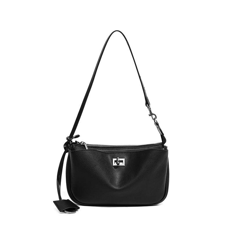 Niche Portable Baguette High-grade Leather Kelly Armpit Bags