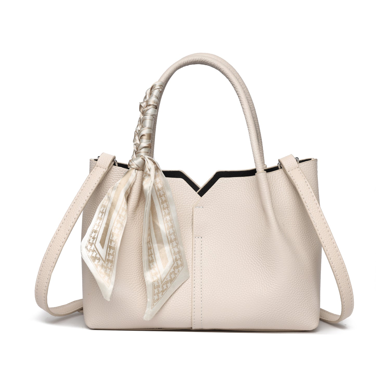 Women's Leather Design Elegant Large Capacity Handbags