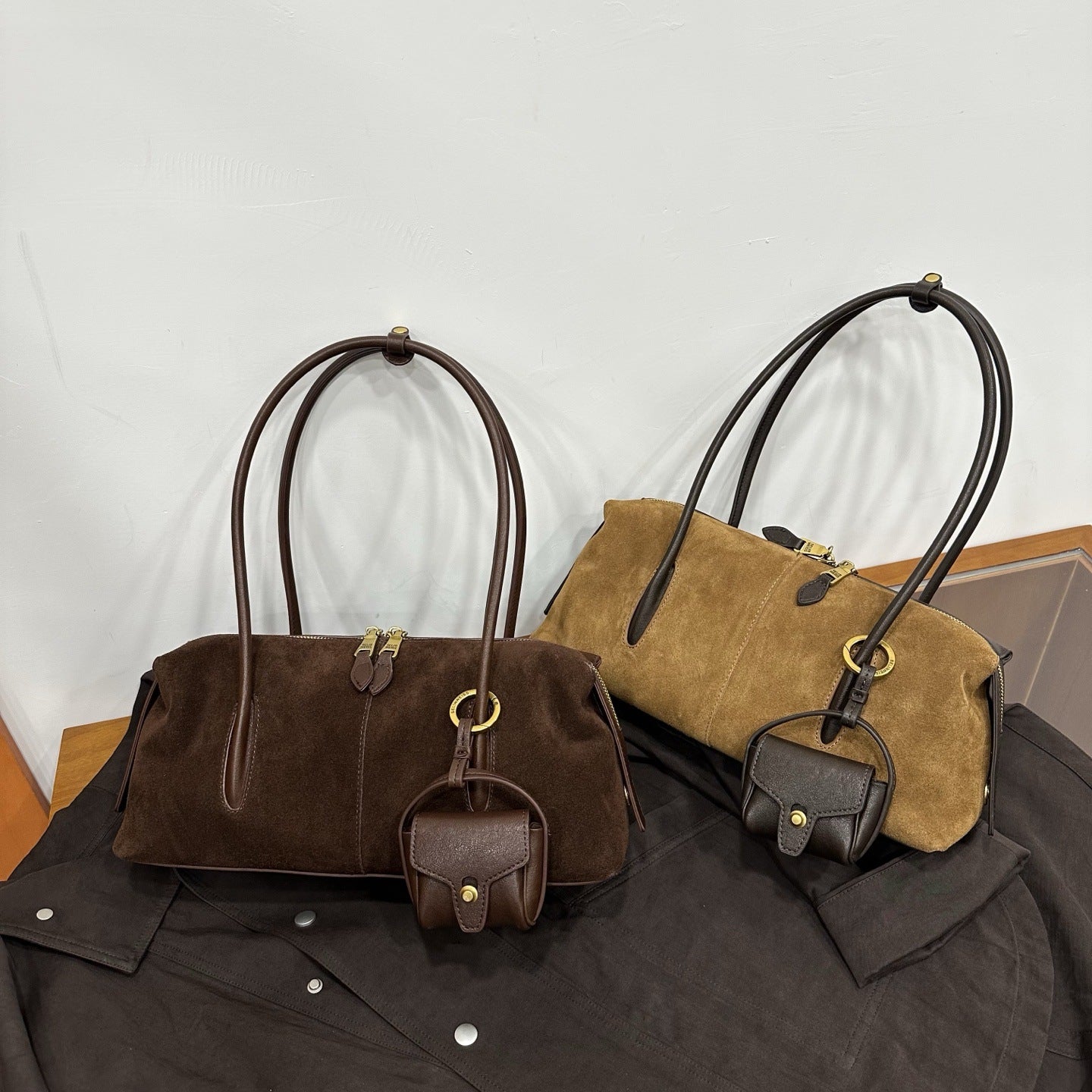 Women's Design Matte Leather Underarm Fashion Textured Shoulder Bags