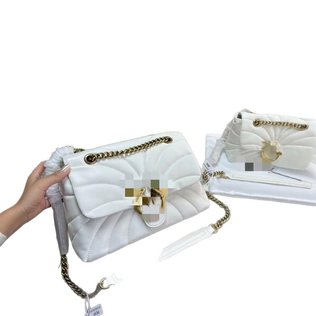 Women's Chain Swallow Wine God Leather Shoulder Bags