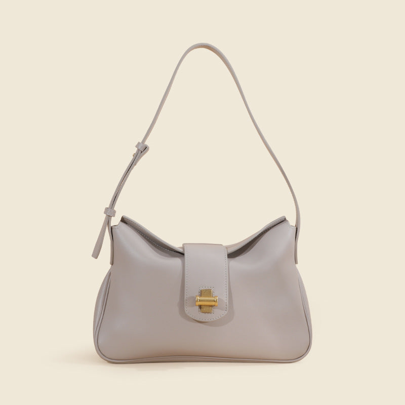 Women's Underarm Texture High-grade Leather Large Capacity Commuter Armpit Bags