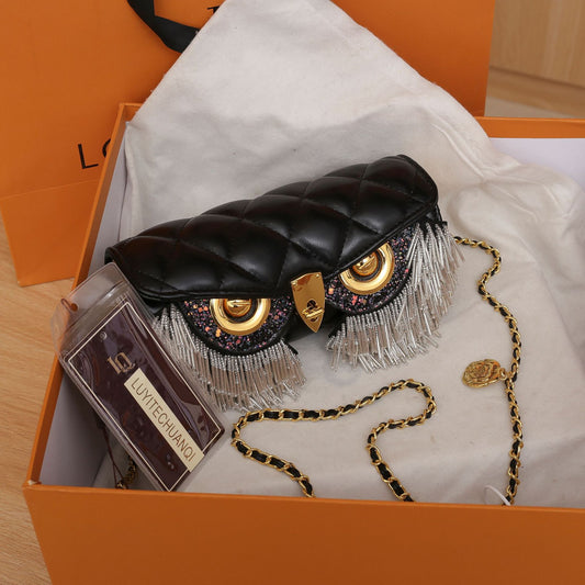Women's Owl Style Fashion Trendy Live Broadcast Shoulder Bags