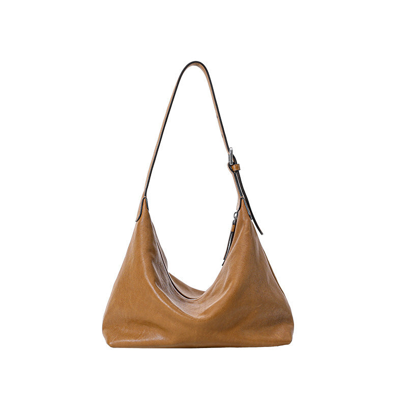 Vegetable Tanned Underarm Classic Versatile Commuter Shoulder Bags