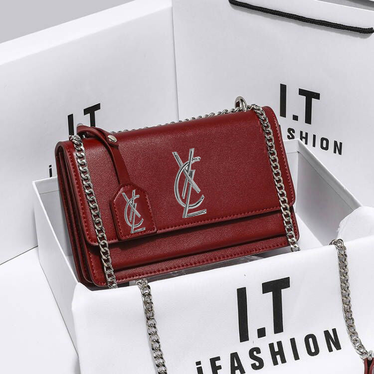 Women's Genuine Leather Summer Chain High Sense Crossbody Bags