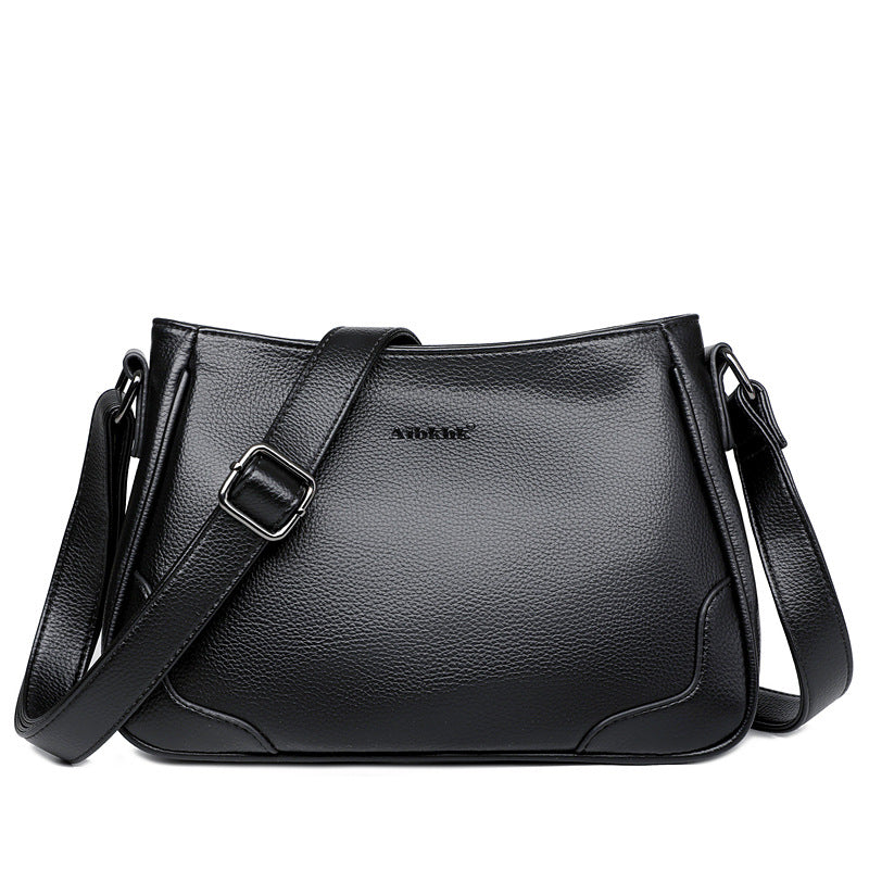 Women's Elegant Soft Leather Large Capacity For Crossbody Bags