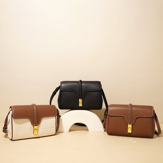 Women's Niche Leather For Advanced Texture Commuter Shoulder Bags