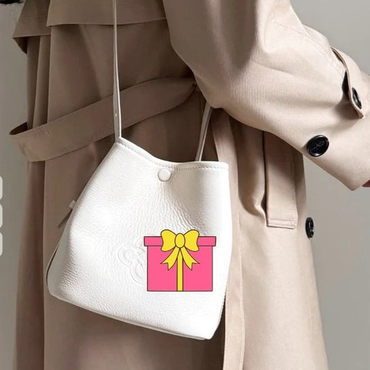 Capacity Portable Vegetable Basket Female Music Crossbody Bags