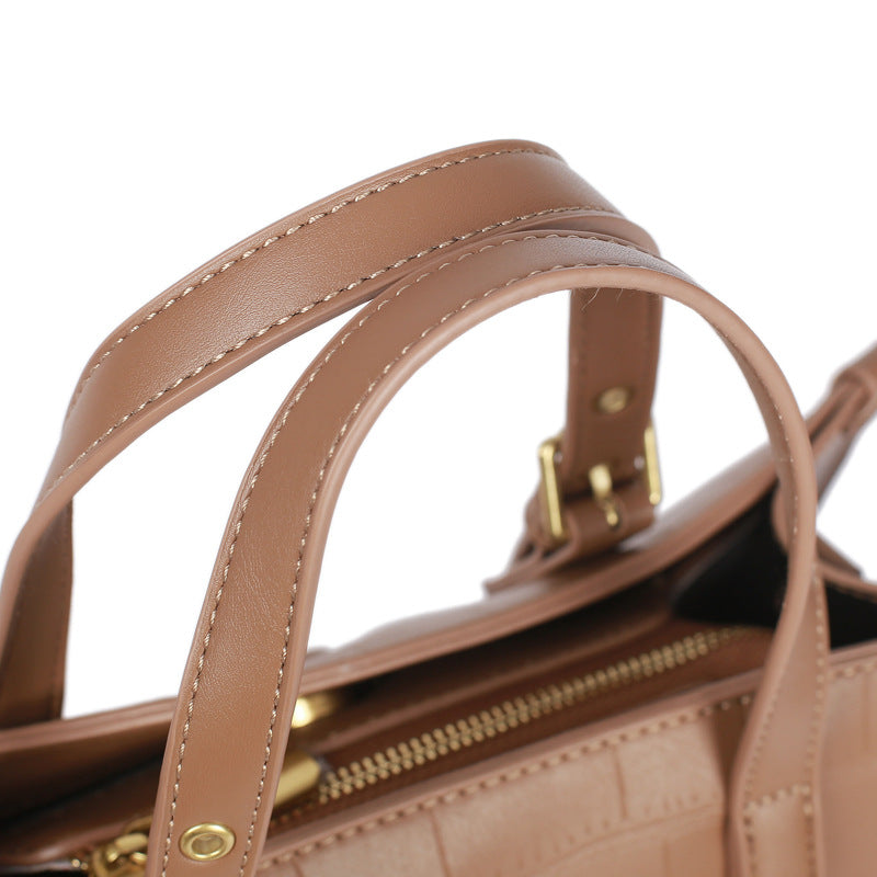 Women's Embossed Leather Fashion Style Cowhide Shoulder Bags