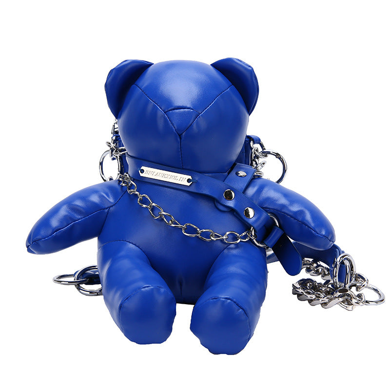 Artistic Bear Mobile Female Fashion Chain Crossbody Bags