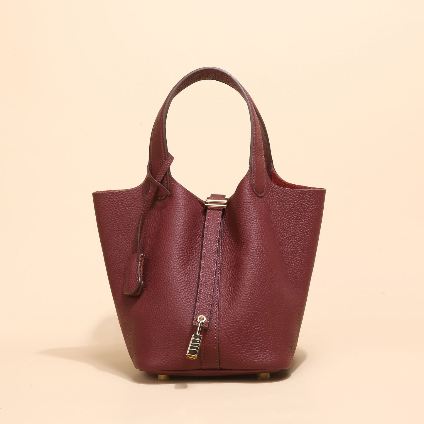 Women's Vegetable Basket Genuine Leather Large Capacity Handbags