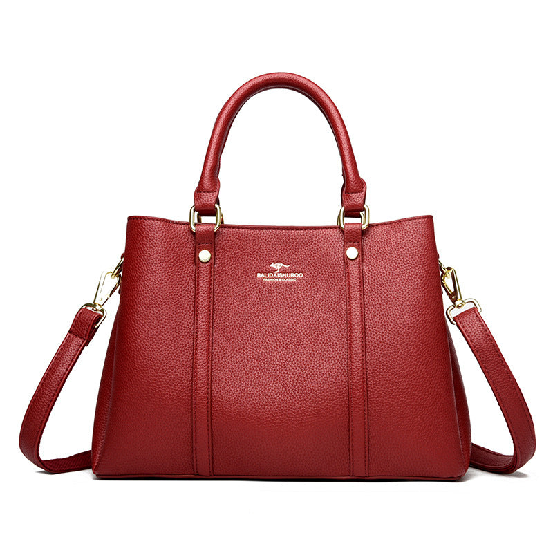 Women's Vintage Large Capacity Versatile Simple Leisure Handbags