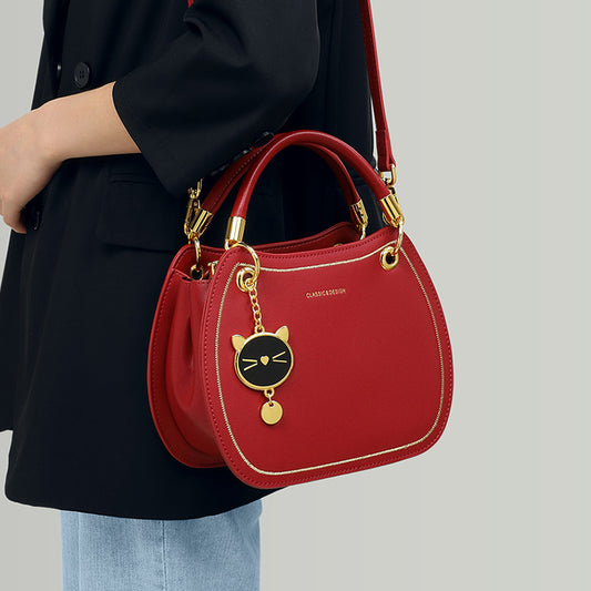Women's Niche Genuine Leather High Sense Wedding Crossbody Bags