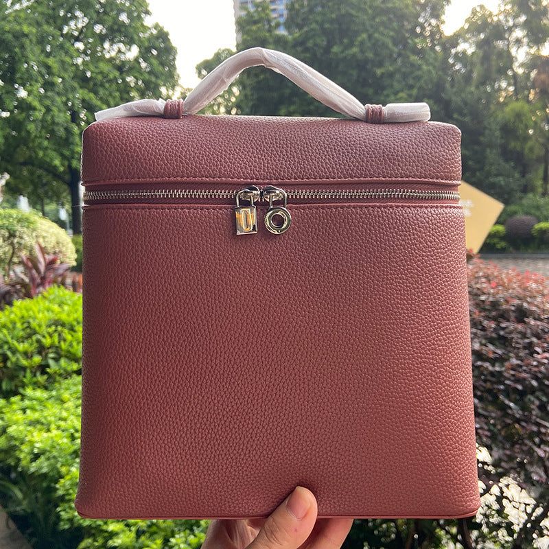 First Layer Cowhide Genuine Leather Portable Backpacks