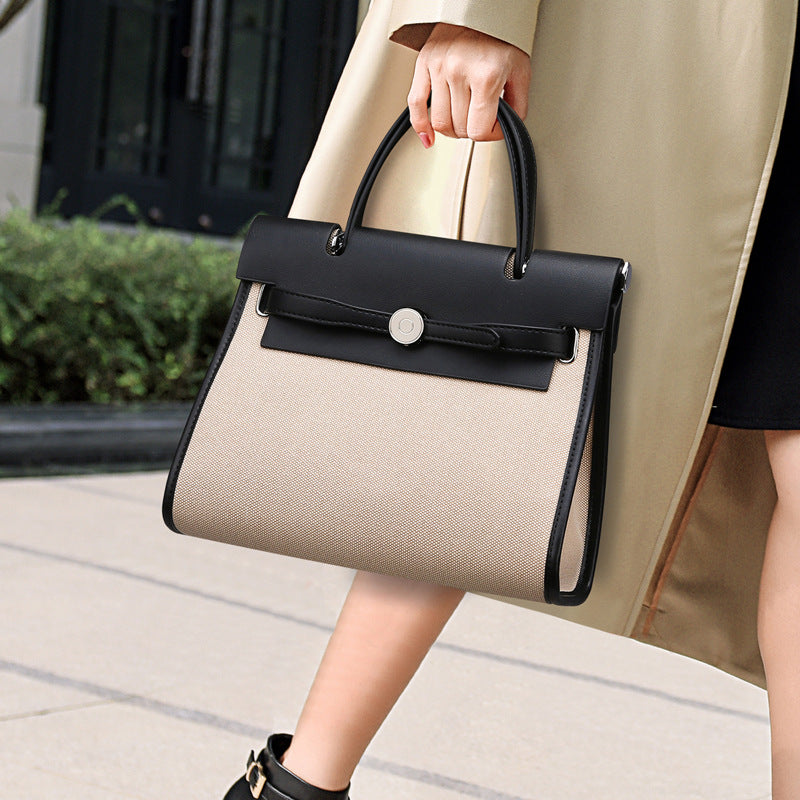 Women's Simple Commute Large Capacity Fashion High-grade Handbags