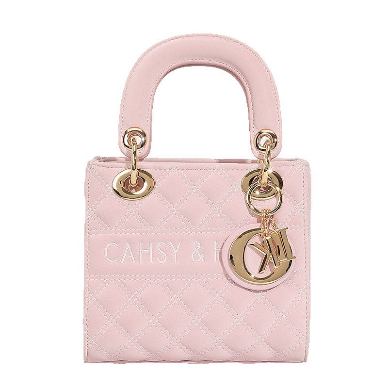 Women's Counter High-grade Genuine Leather Diana Fashion Bags