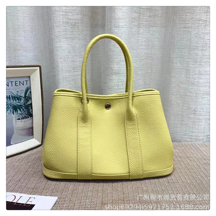 Women's Garden Layer Cowhide Fashionable Bridal Large Handbags