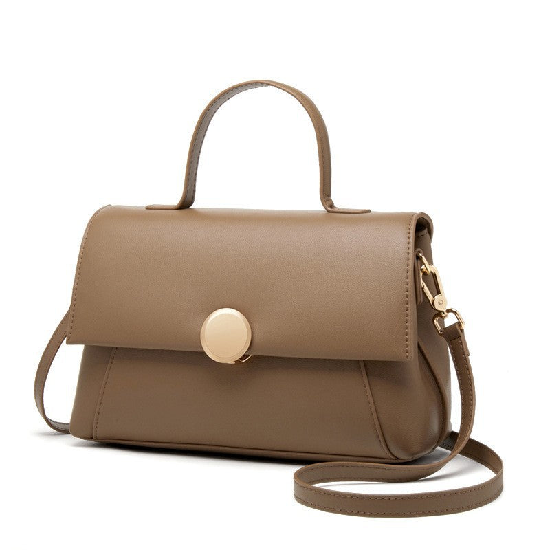 Women's Soft Cowhide Leather Light Luxury Minority Shoulder Bags