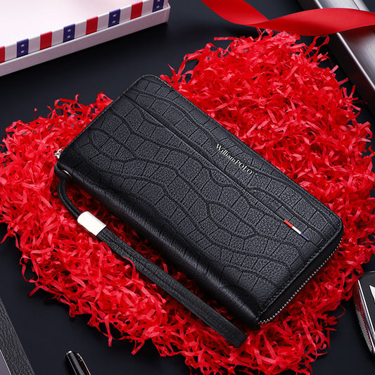 Men's Emperor Paul Real Leather Long Multiple Men's Wallets