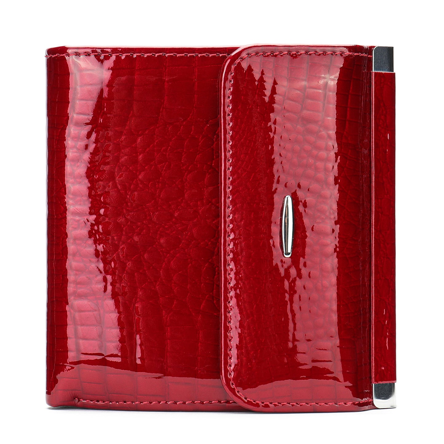 Patent Leather Female Design Short High Ladies Wallets