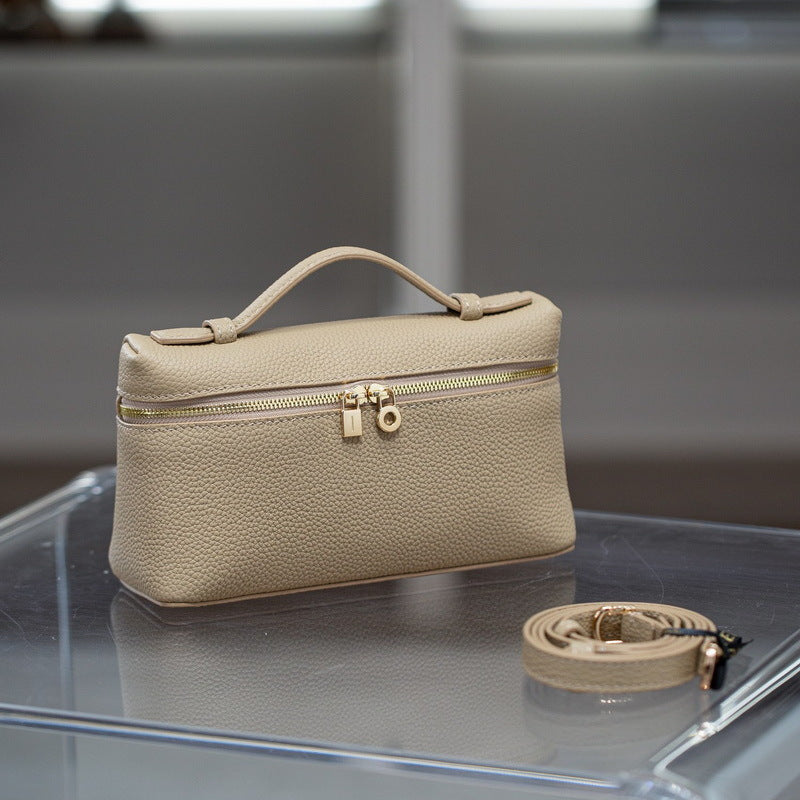 Women's Leather Pattern Lunch Box Mini Handbags