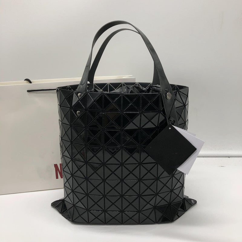 Grid Folding Life Portable Female Large Shoulder Bags