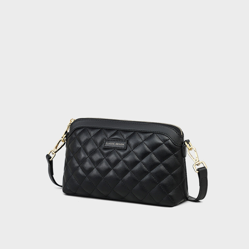 Women's Diamond High Sense Mother Genuine Leather Crossbody Bags