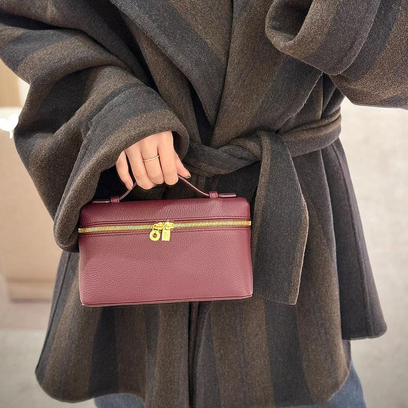 Women's Upgraded Version Lunch Box Genuine Leather Bags