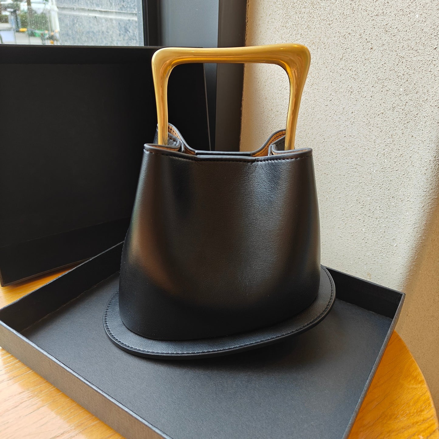 Advanced Texture Vintage Genuine Leather With Bucket Bags