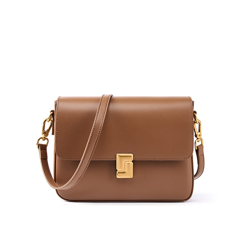 Women's Commuter Versatile Vintage Underarm Genuine Leather Crossbody Bags