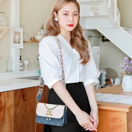 Women's Summer Genuine Leather Advanced Texture Niche Bags