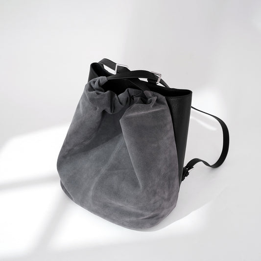 Slouchy Women's Suede High-grade Brown Versatile Backpacks