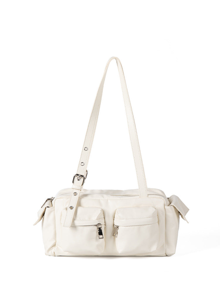 Women's Retro Stylish Motorcycle Korean Style Simple Shoulder Bags
