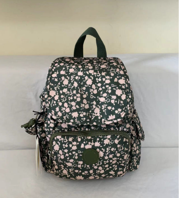 Women's Summer Nylon Canvas Monkey Urban Simple Backpacks