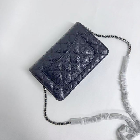 Women's Classic Style Chain Diamond Plaid Caviar Shoulder Bags