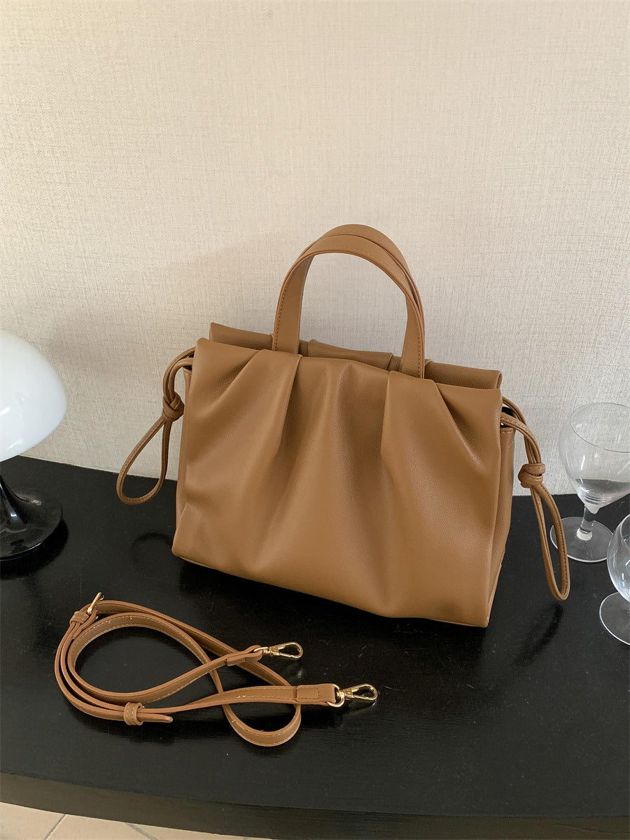 Large Capacity Female Soft Leather Senior Shoulder Bags