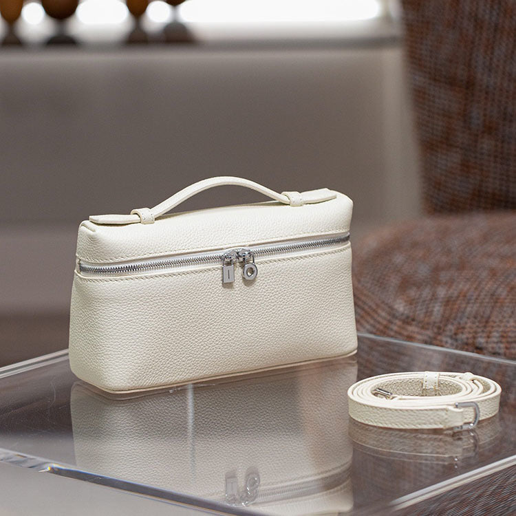 Women's Box First Layer Cowhide Simple Fashion Shoulder Bags
