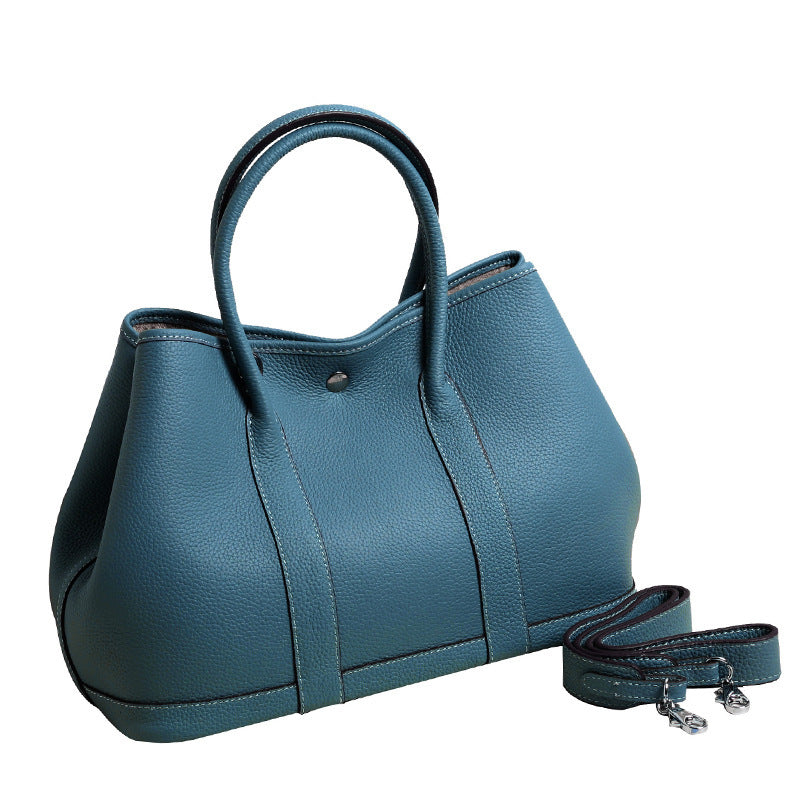 Women's Pattern First Layer Cowhide Genuine Leather Handbags