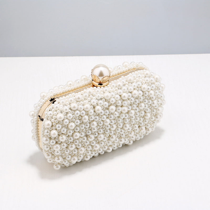 Pearl Dinner Banquet Clutch Handmade Dress Evening Bags