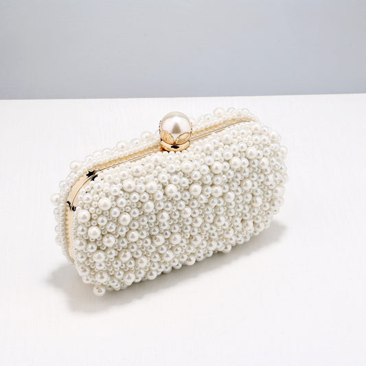 Pearl Dinner Banquet Clutch Handmade Dress Evening Bags